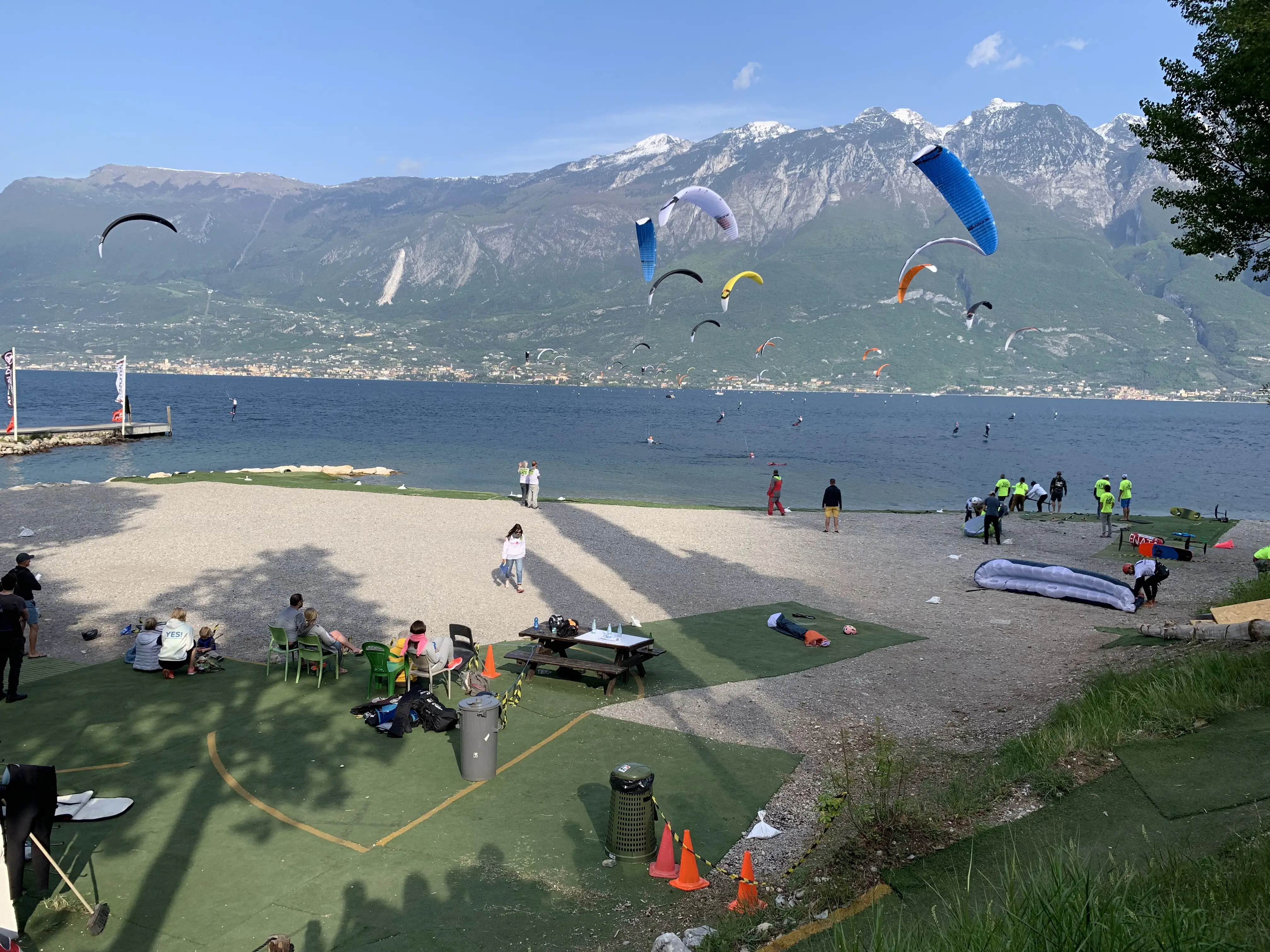 Kitesurf a Campione