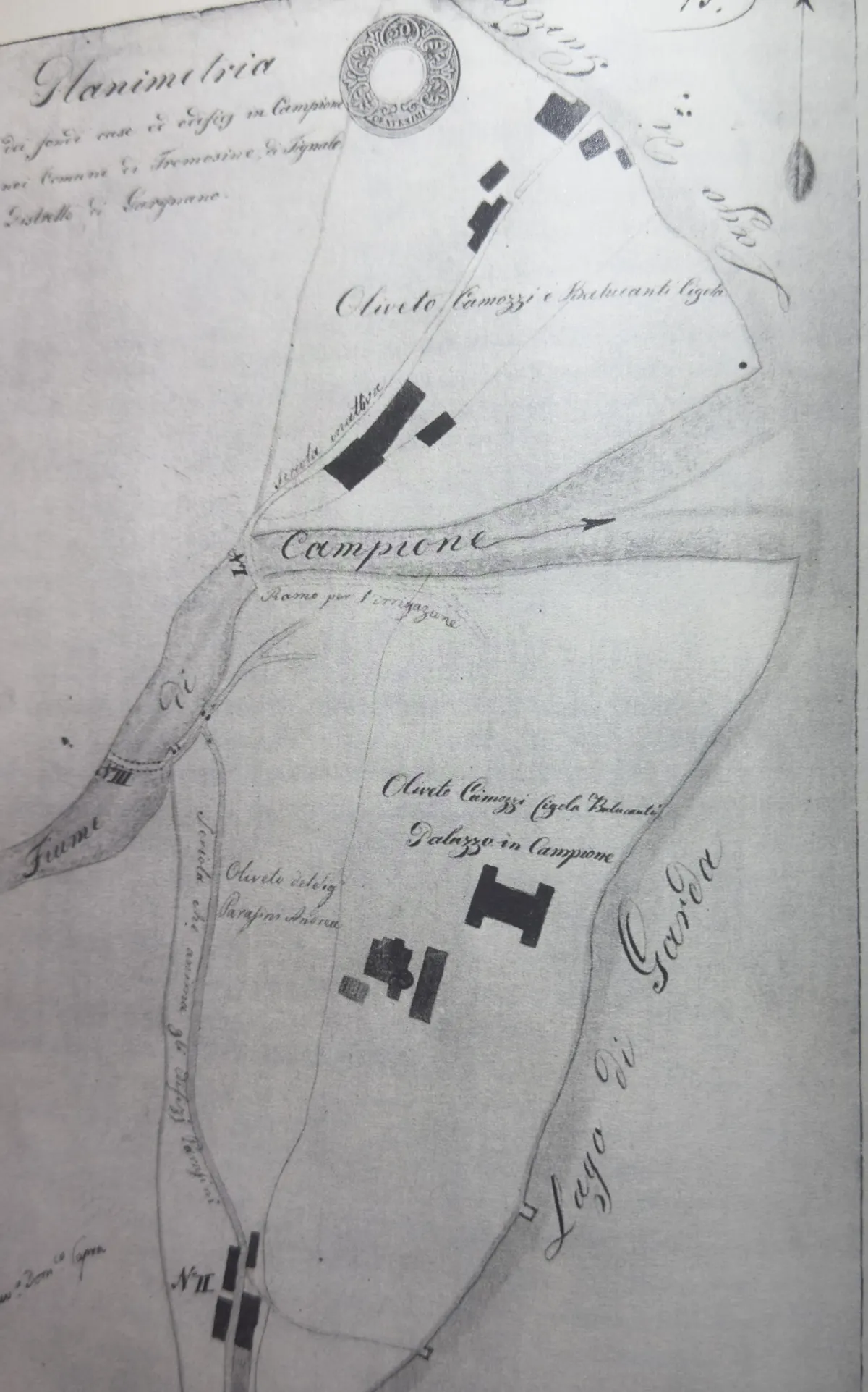Mappa storica di Campione
